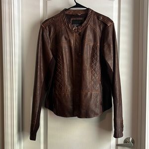 Maurice’s Brown Leather Jacket
